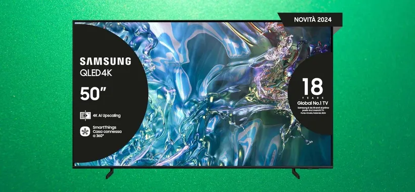 Samsung QLED da 50 pollici in super offerta: oggi è tuo a meno di 500€