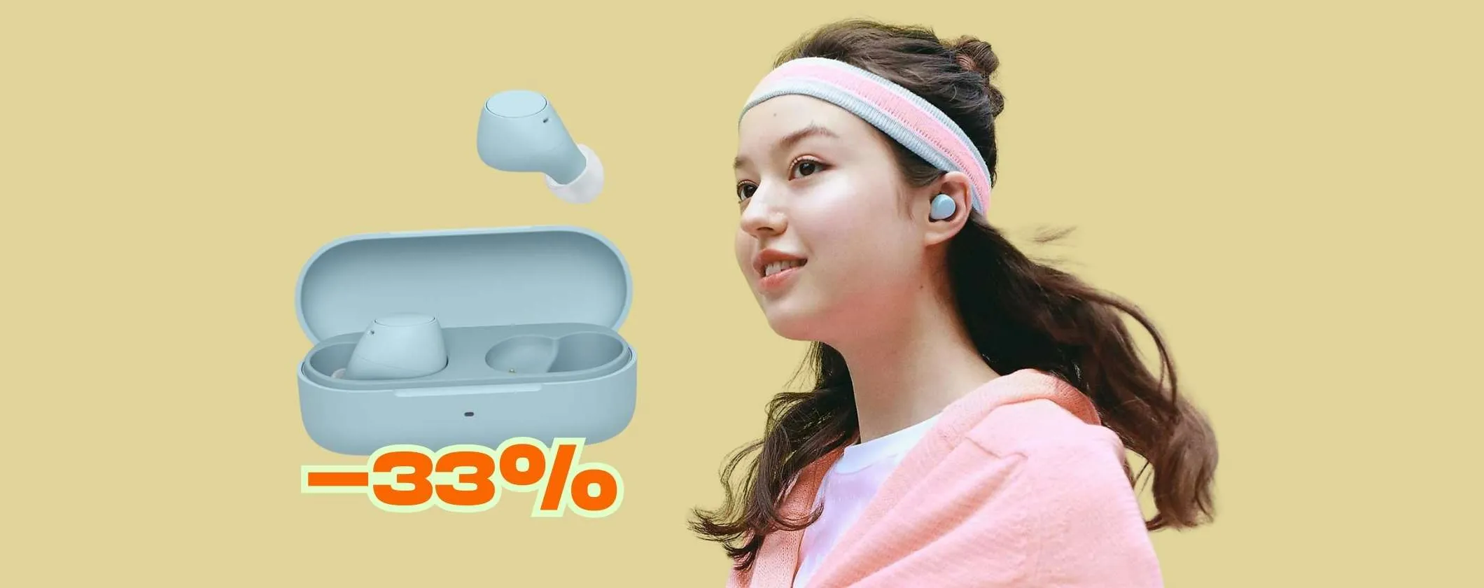 Dimentica di averle: leggerezza e suono premium con le Sony WFC510
