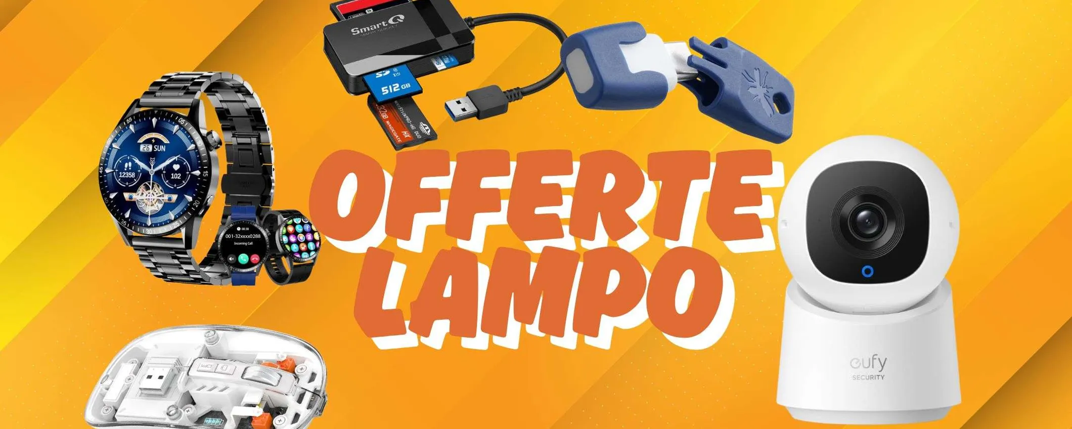 Offerte LAMPO in FESTA su Amazon per il 26/3: grandi promo da 11€ a 39,99€
