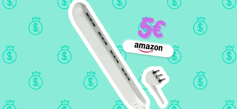 La multipresa SUPER Slim che con 5€ risolve i problemi in casa: affarone