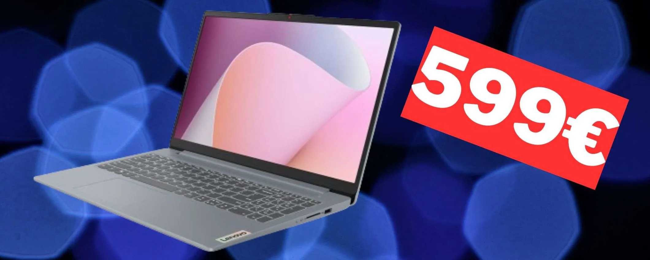 Sottocosto Unieuro: Lenovo IdeaPad Slim 3 con Ryzen 7 a soli 599€