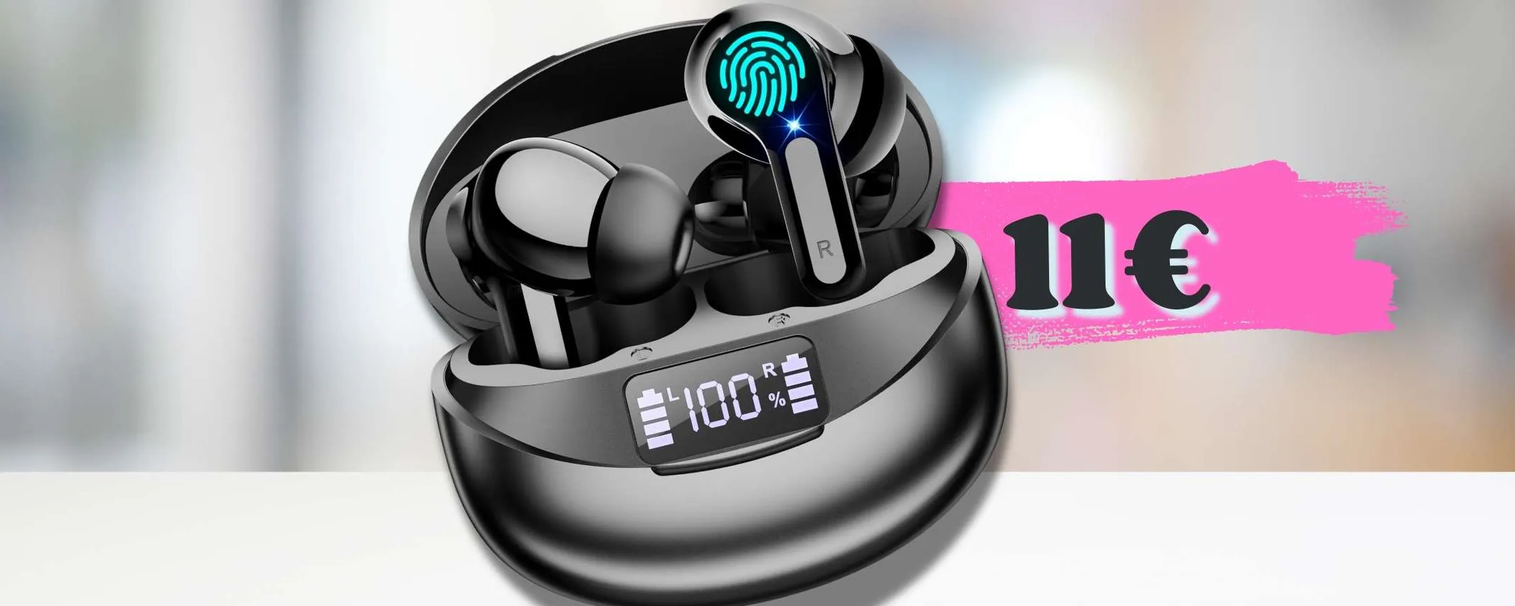 Auricolari Bluetooth 5.3 costano 11€ ma fanno il BAFFO a marchi TOP