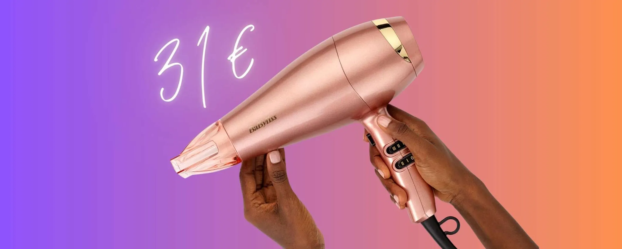BaByliss: Phon professionale con funzione ionica anti-crespo a soli 31€