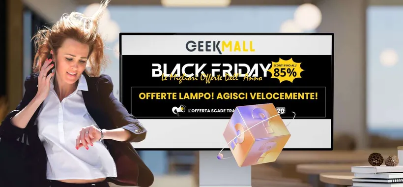 Black Friday 2023: sconti imperdibili su Geekmall fino all'85%
