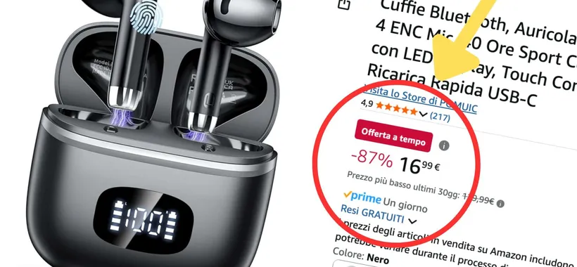 Fuoritutto a meno di 20€ e sconti GIGANTESCHI fino all'87%: Amazon è folle