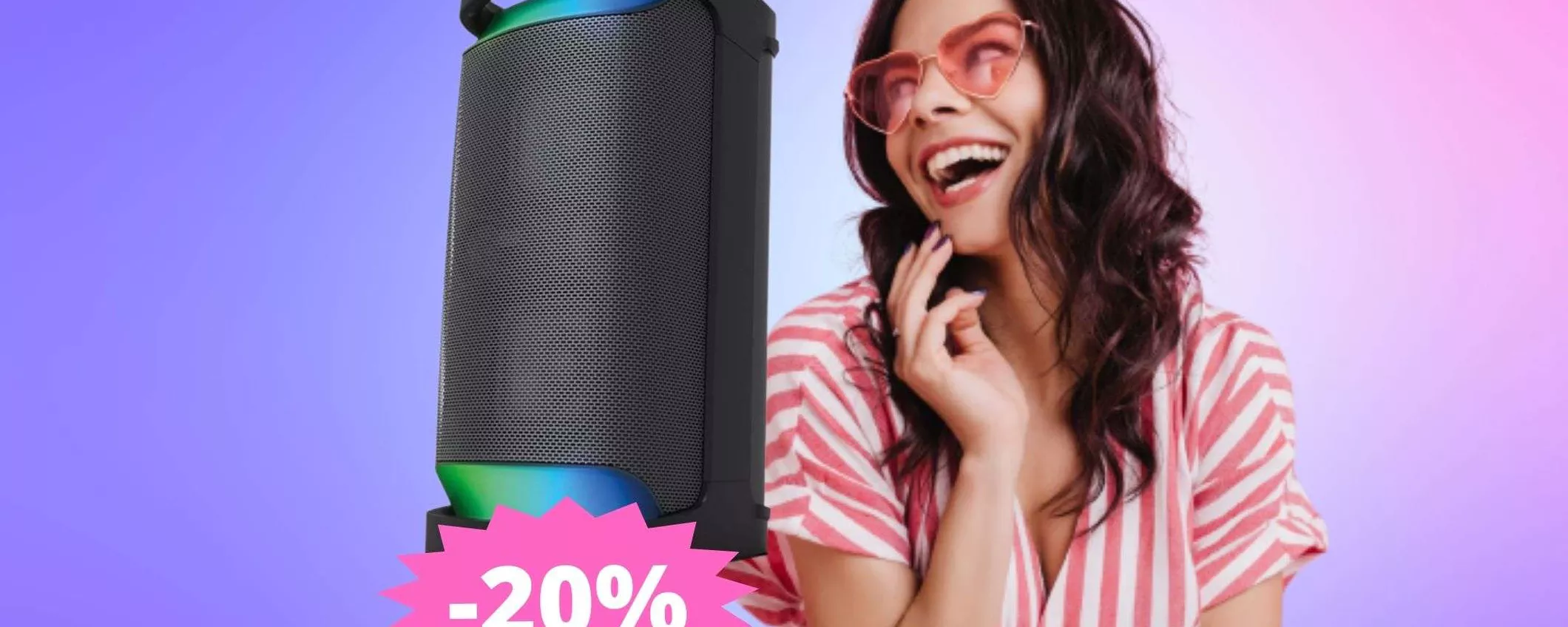 Speaker Sony SRSXP500B: offerta ESCLUSIVA Amazon (-20%)