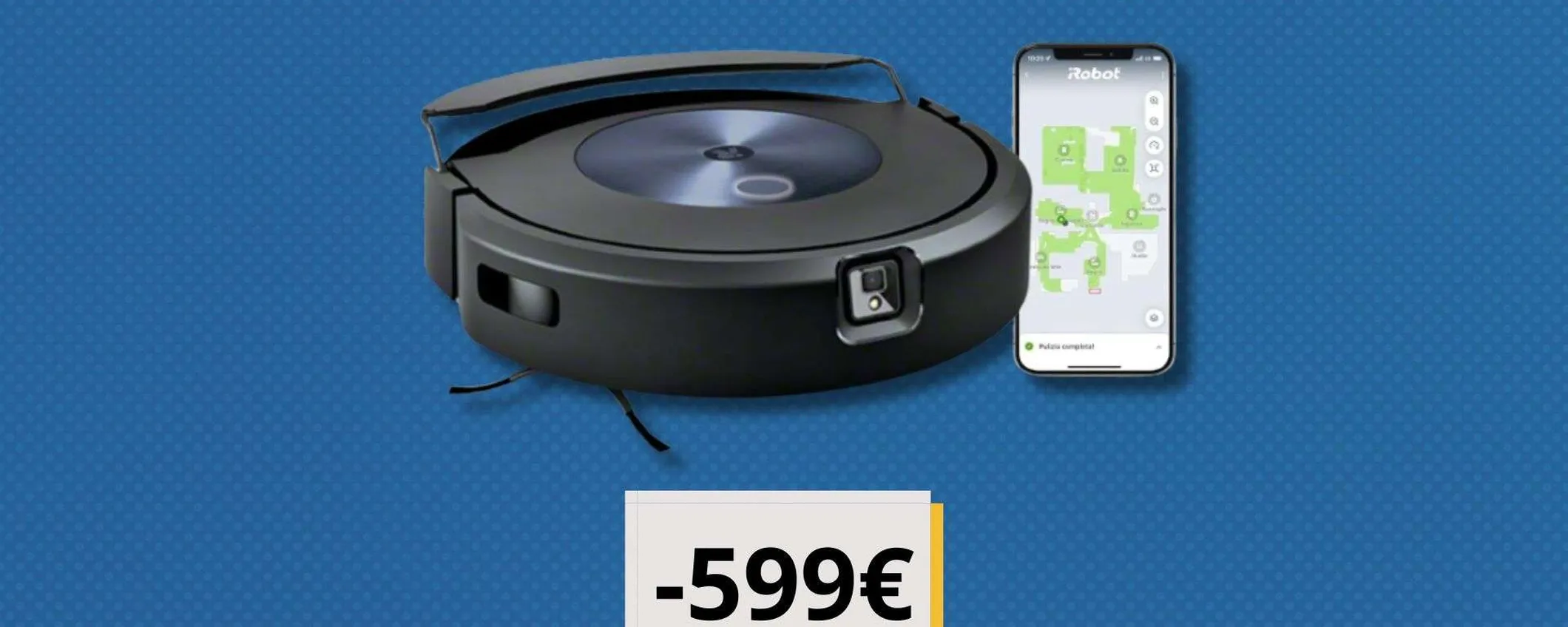 iRobot Roomba Combo J7+, maxi-sconto di 200€: pavimenti splendenti senza sforzo