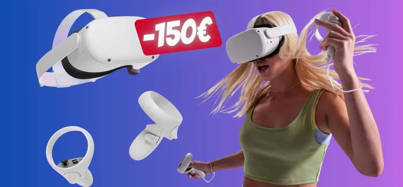 Meta Quest 2 per la realtà virtuale senza limiti in SCONTO di 150€