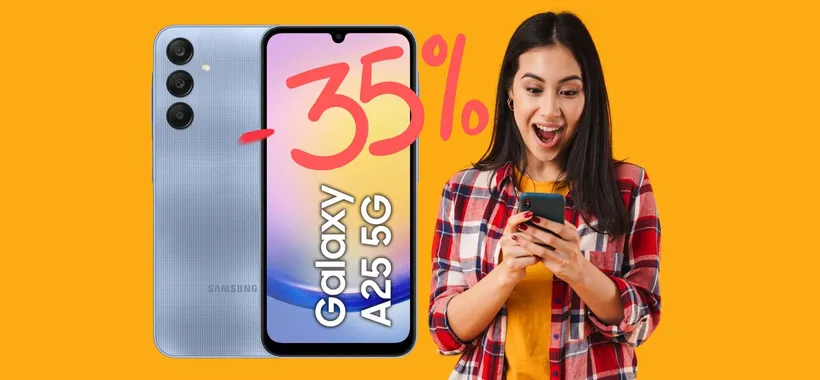 Samsung Galaxy A25 5G (8/256GB) con il 35% di SCONTO è un BEST BUY