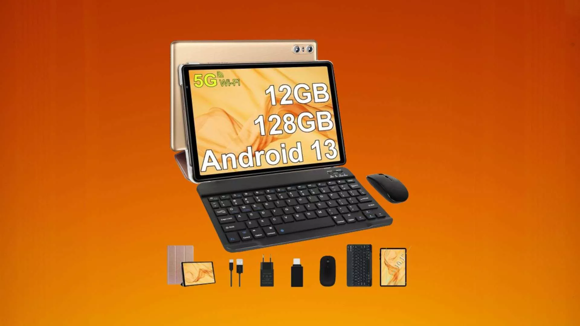 SEBBE S22: Tablet Android 13 10.1 12GB RAM+128GB ROM, WiFi 5G