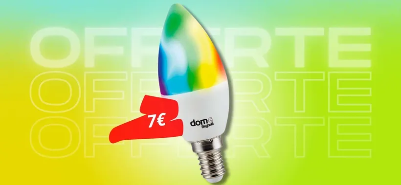 Lampadina E14 super SMART e multicolor: 7€ e diventa tua SUBITO