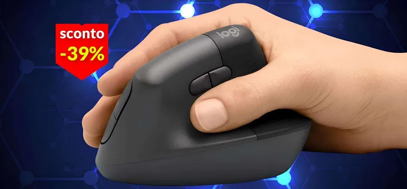 Con questo mouse verticale a soli 49€ dimenticherai la stanchezza del polso