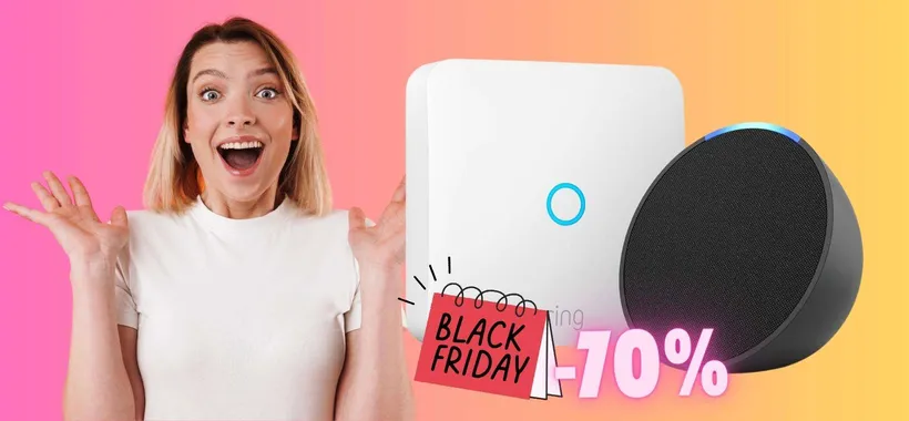 Ring Intercom + Echo Pop: casa smart in SCONTO del 70%