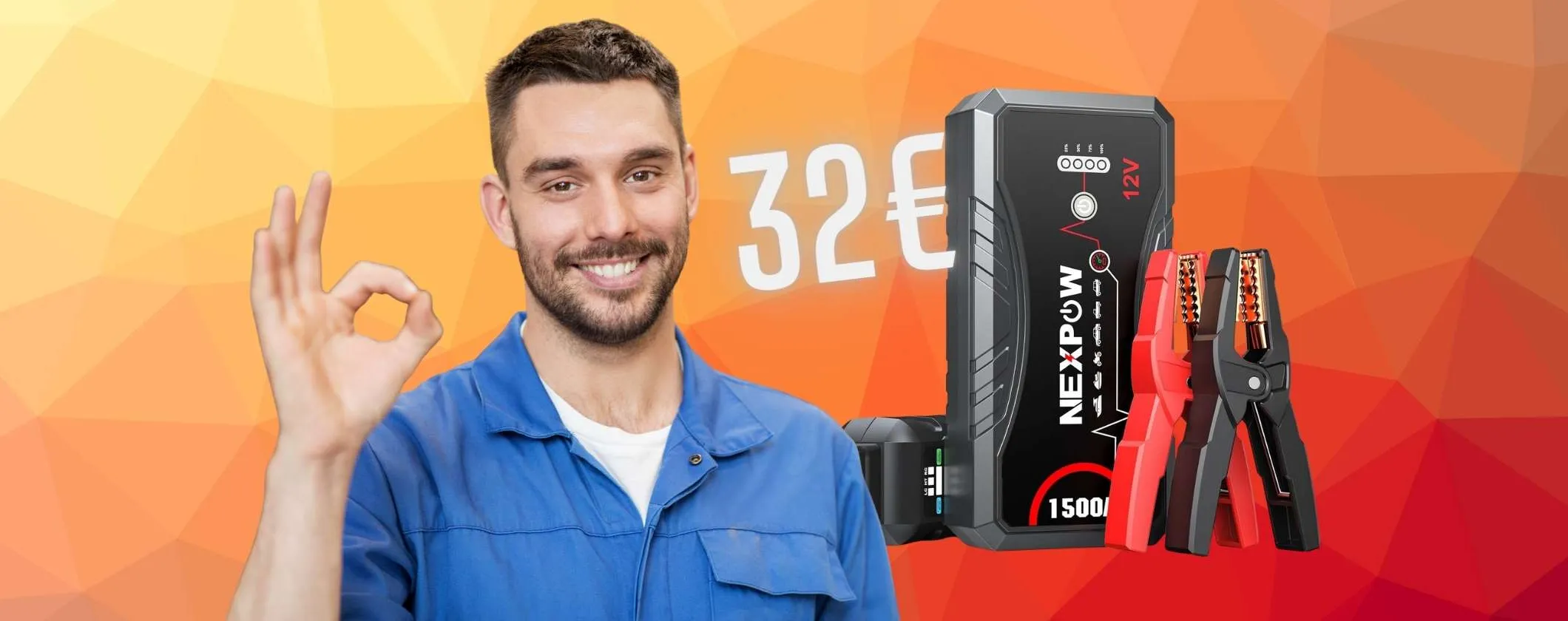 Avviatore di batteria per auto: spendi poco e viaggia sereno (32€)