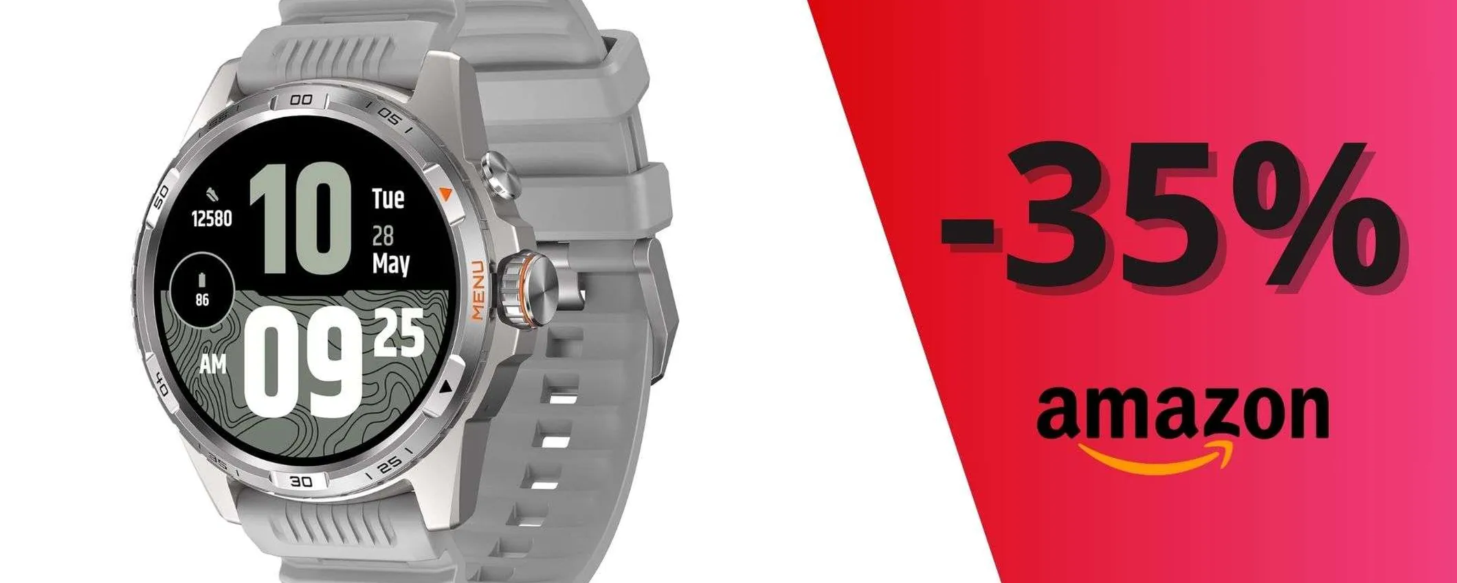 Ticwatch Atlas MEGA SCONTO su Amazon: oggi a soli 215,99€ (-40%)