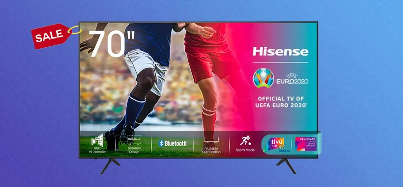SmartTV Hisense 70" in super offerta con 200€ di sconto