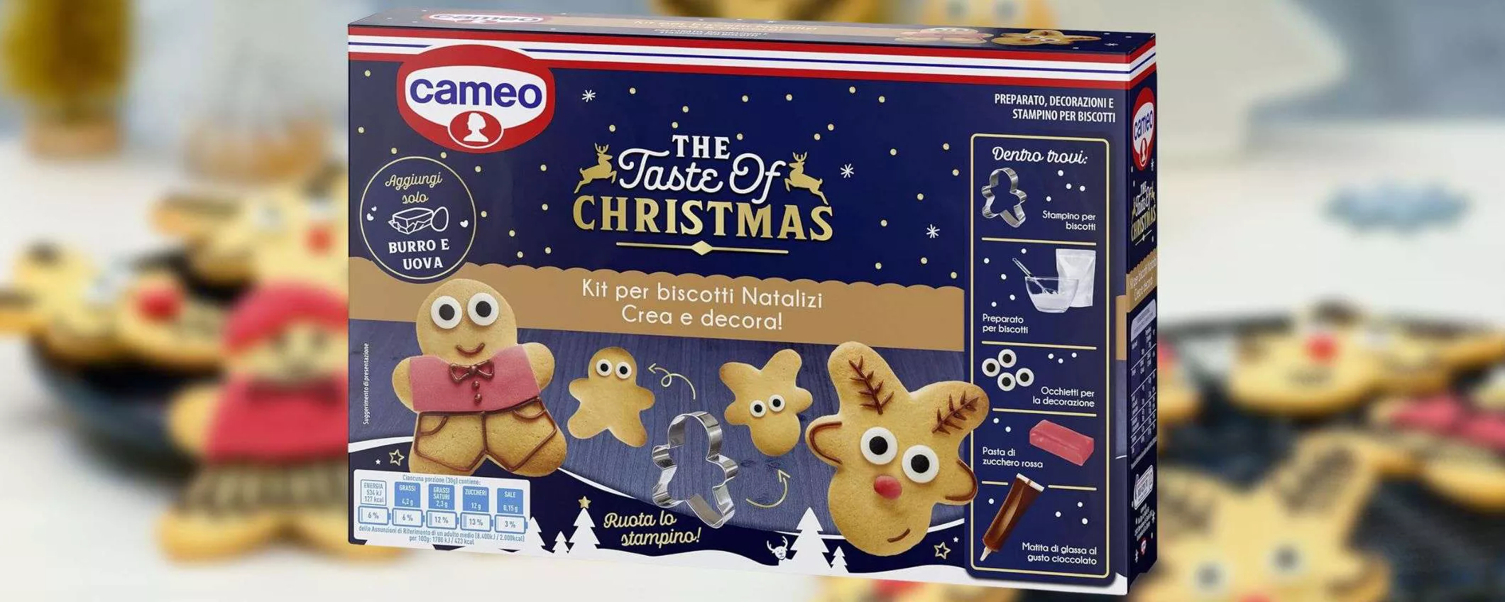 Cameo: solo 5,99€ per il kit dei biscotti di Natale, SPETTACOLARE (Amazon)