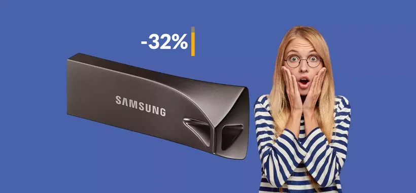 Chiavetta USB 256GB Samsung: bastano 44€ per questa BOMBA