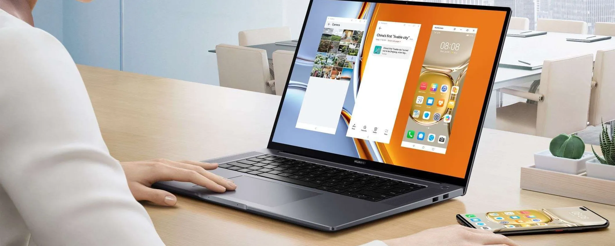 Huawei Matebook D16 con i5-13420H al minimo storico su Amazon con QUEST'OFFERTA
