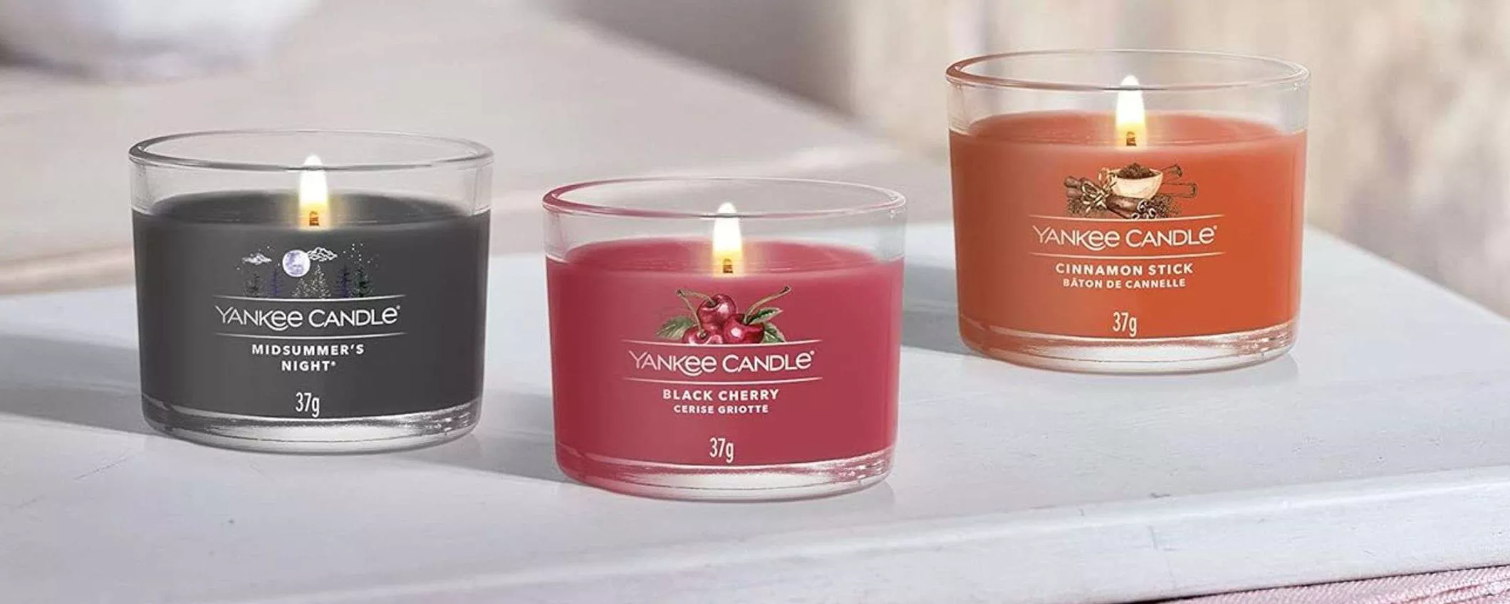 Yankee Candle: 9,99€ per il tris di candele in vetro, MERAVIGLIA