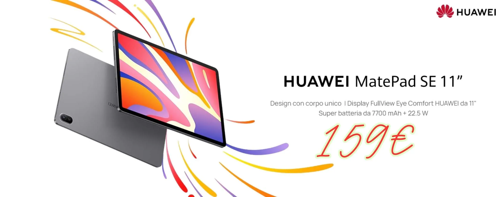 Tablet che costa poco e non delude: HUAWEI MatePad SE da 128GB a 159€