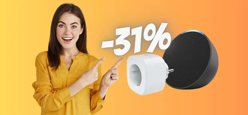 Echo Pop + presa intelligente Meross Smart Plug a soli 24€