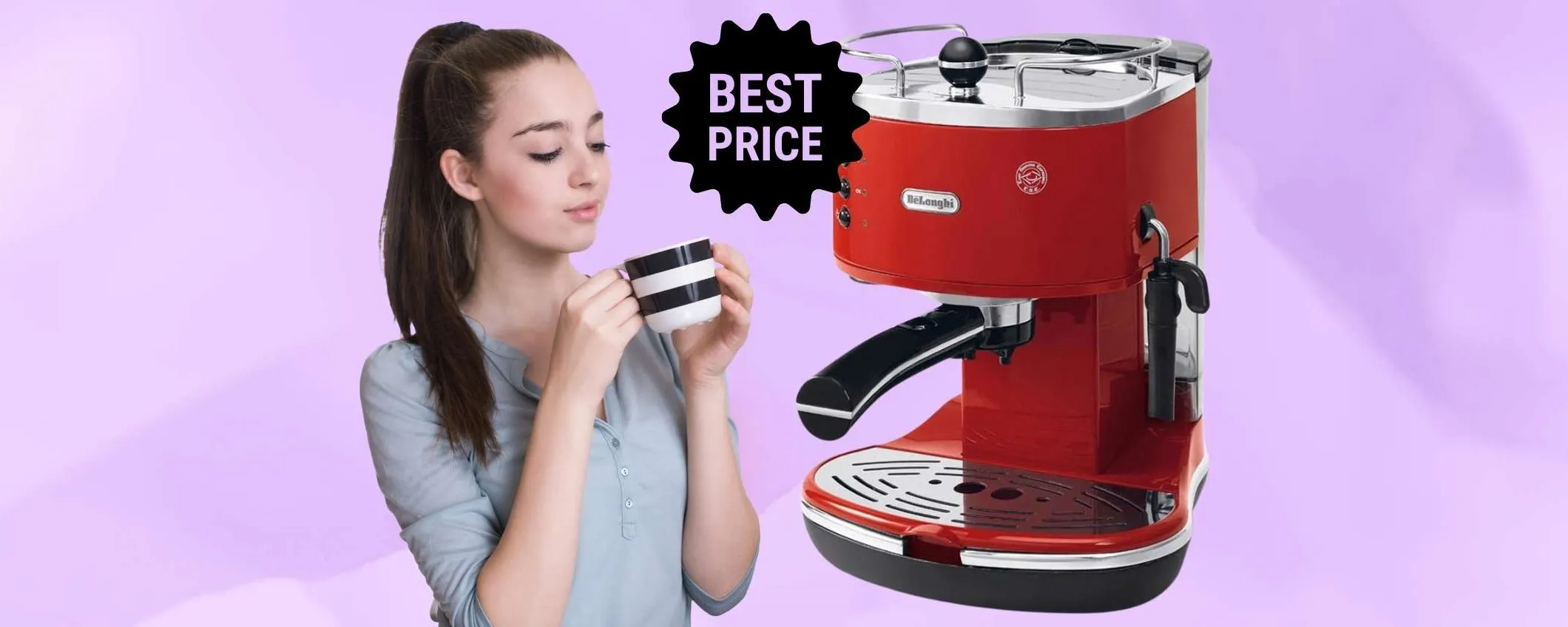 De'Longhi Icona Eco: caffè e cappuccio a 26€ al mese SENZA INTERESSI