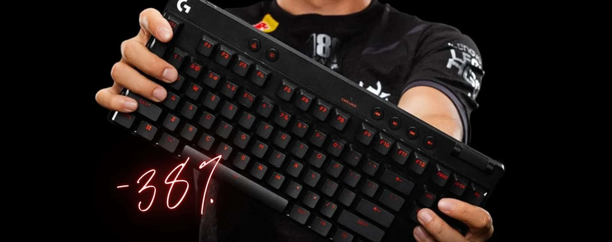 Logitech G PRO X TKL RAPID: la tastiera da gaming scelta dai campioni (-38%)