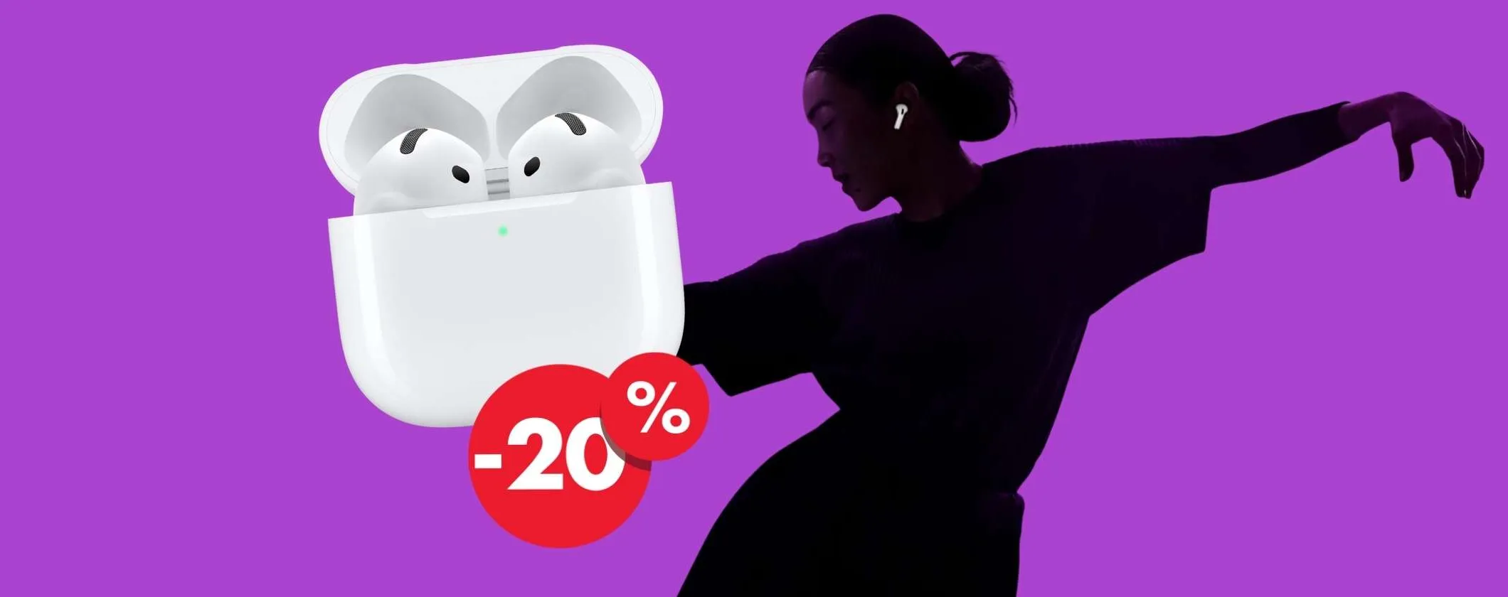 Apple AirPods 4 a soli 118€ sono un best buy assoluto da non perdere