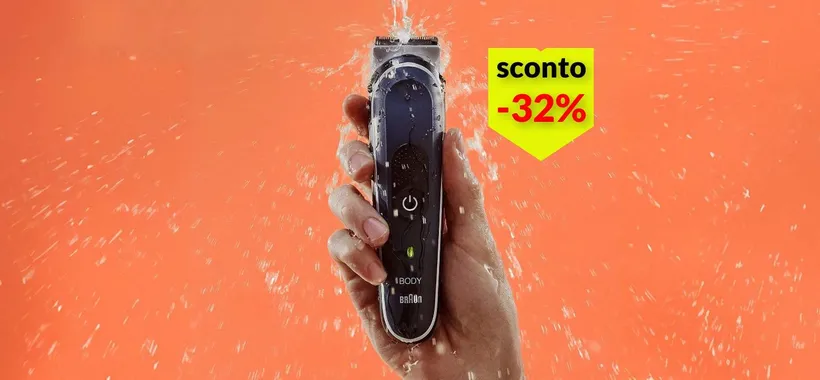 Rasoio elettrico Braun a 39€: il più venduto, oggi in SUPER sconto