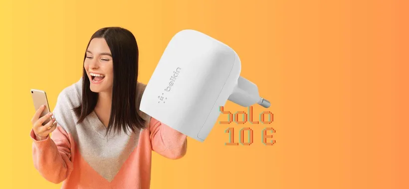 Caricabatterie Belkin CERTIFICATO a soli 10€ con il Black Friday
