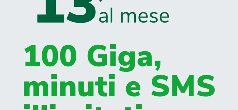 VeryMobile: Promo 100GB a 13,99€ anche da WINDTRE