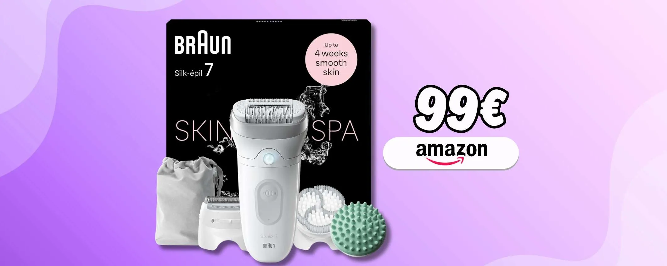 Braun Silk-épil 7 è come andare alla SPA, kit tutto-in-uno in sconto