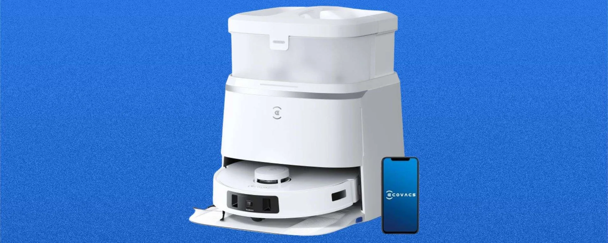 Questo robot con stazione della Ecovacs è in offerta: risparmi 100€