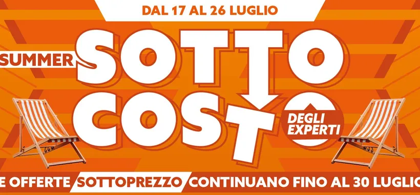 Volantino Expert: torna la promo "Sottocosto", ma in versione estiva