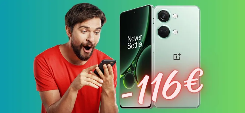 OnePlus Nord 3 5G (8/128GB) in SUPER SCONTO eBay di 116€