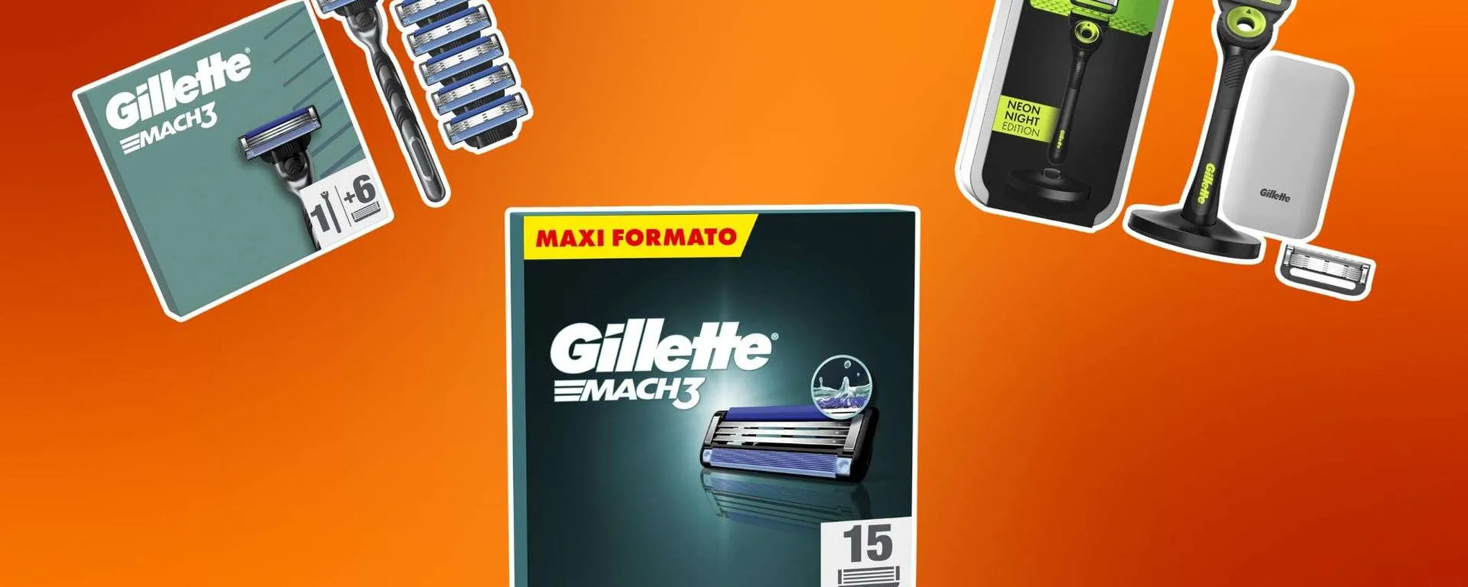 Offerte Gillette su Amazon: fino al 57% di sconto su lamette e rasoi di qualità