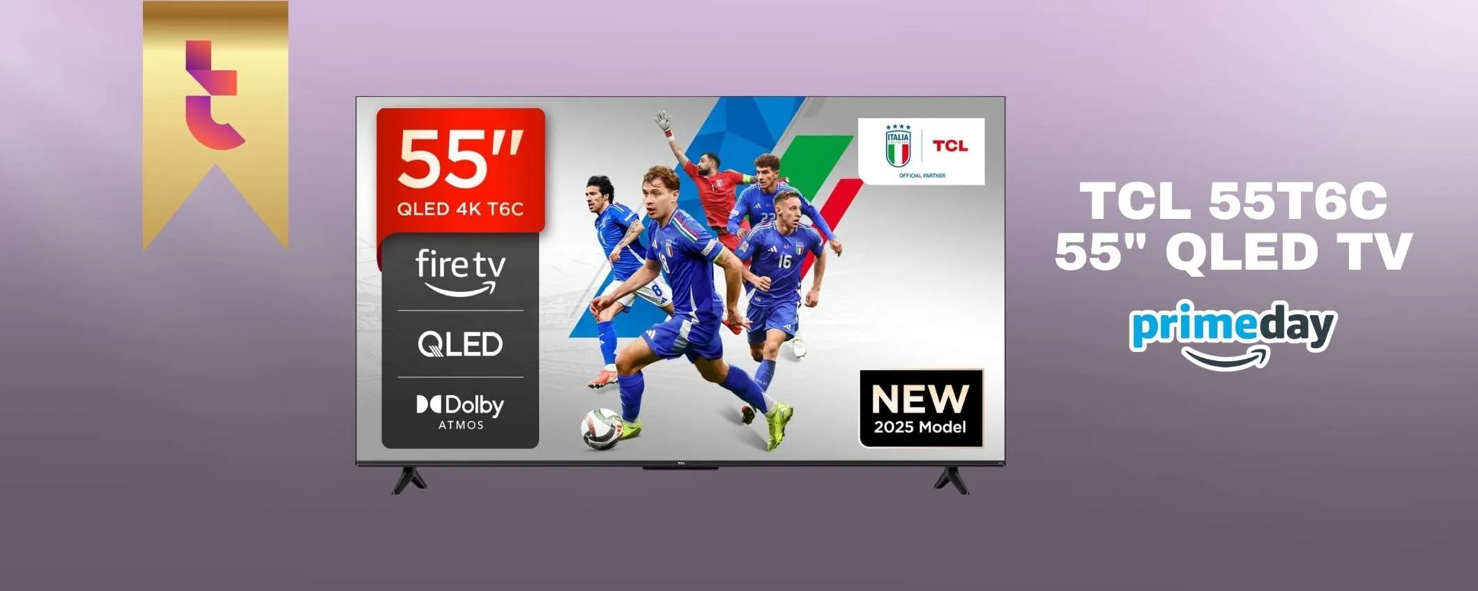 TCL 55T6C è il 55 pollici QLED con Fire TV integrata: a 359€ è un sogno