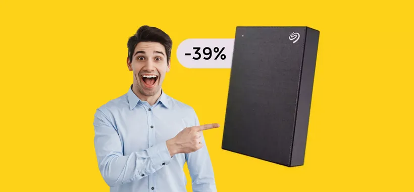 Hard disk esterno 5TB a 113€: occasione imperdibile su Amazon
