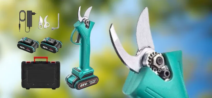Potatura FACILE e perfetta: forbici con 2 batterie e accessori a 35,99€