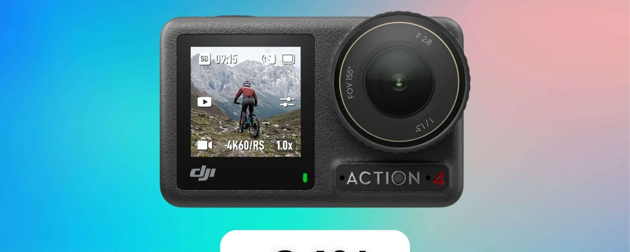 DJI Osmo Action, tua a soli 208€: 4K 120fps e perfetta per le immersioni