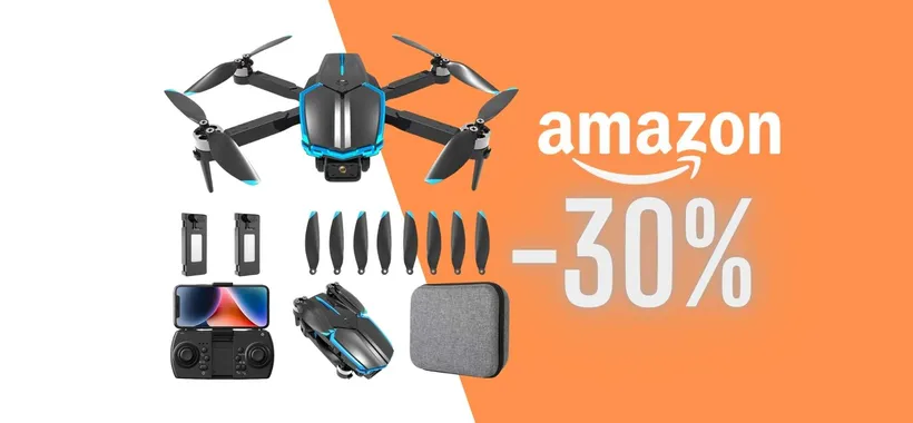 Drone con telecamera: il regalo perfetto è in SCONTO al 30%