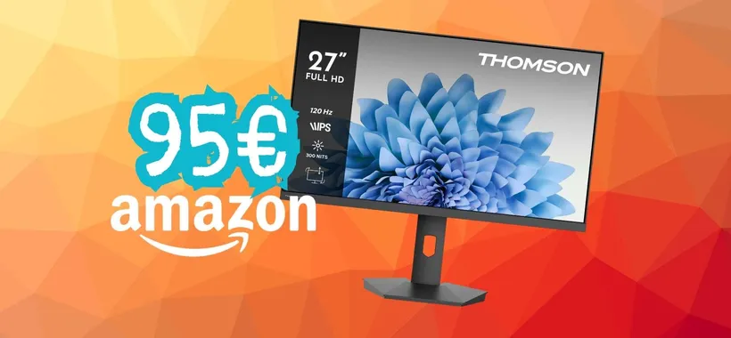 Monitor Thomson da 27" con refresh rate a 120Hz in offerta a tempo