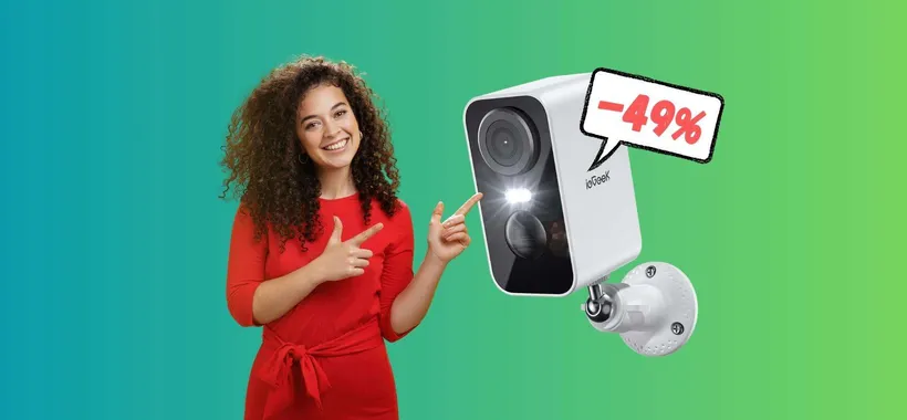 Telecamera WiFi e la casa diventa una fortezza, SCONTO del 49%