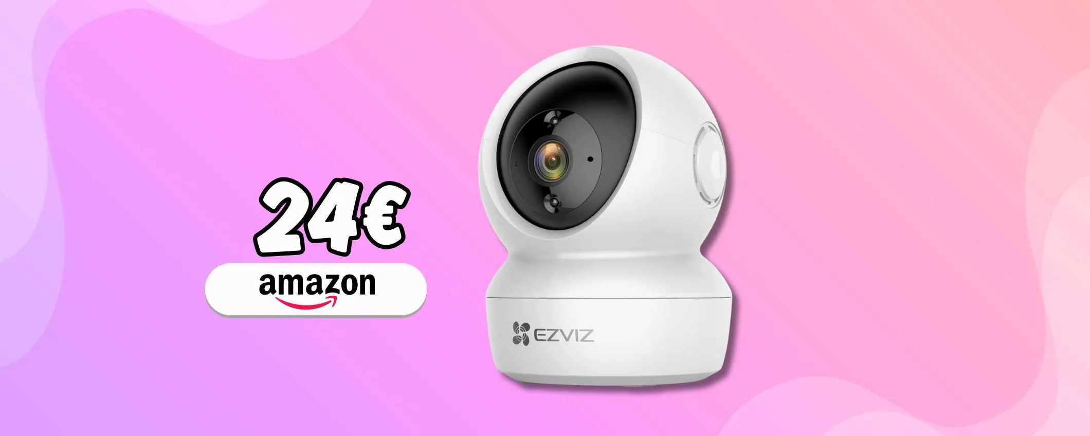 Questa telecamera 360° Full HD costa 24€, la tua sicurezza vale molto di più