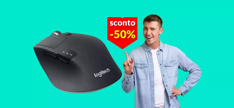 Mouse Bluetooth Logitech a metà prezzo col Black Friday: già tuo a 39€