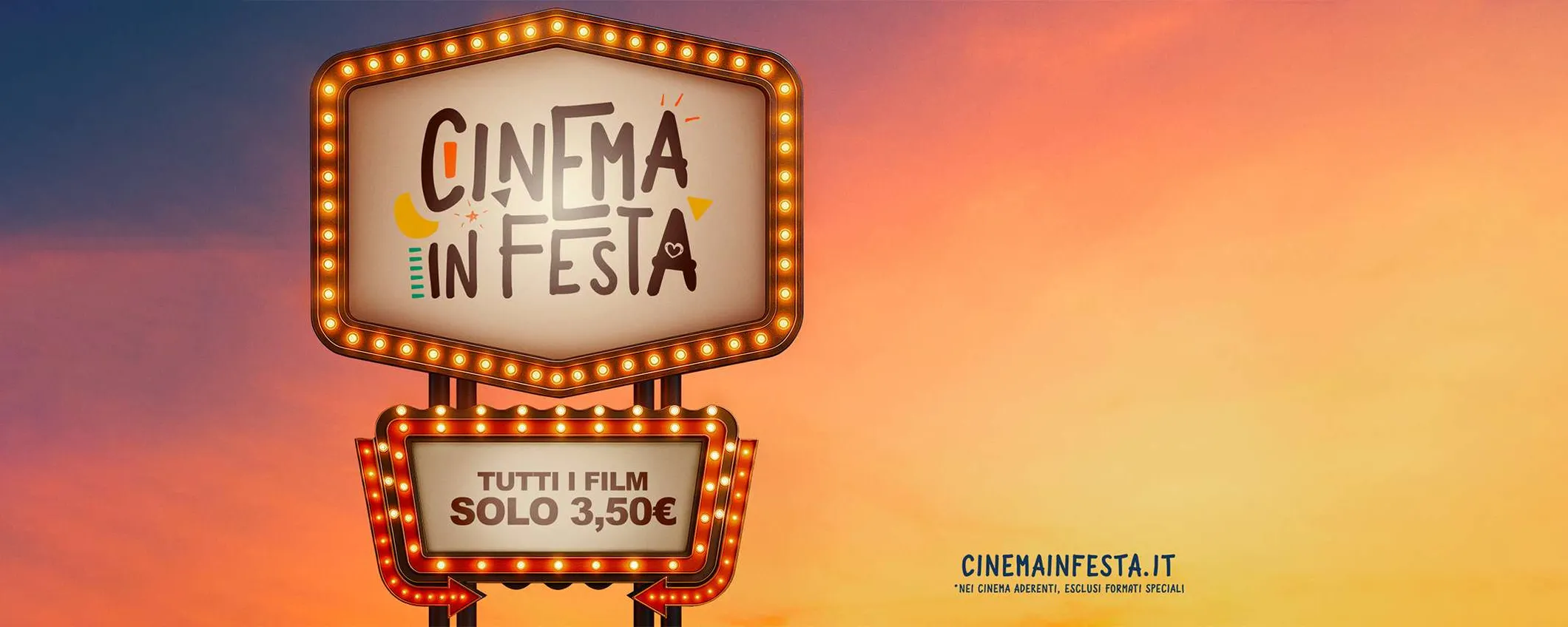 Cinque giorni al cinema a soli 3,50€: ecco quando e dove approfittarne