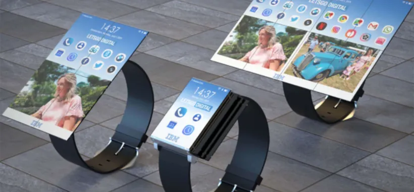 IBM: smartwatch pieghevole che diventa smartphone