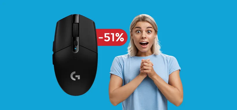 Mouse gaming Logitech a meno di METÀ PREZZO: bastano 36€