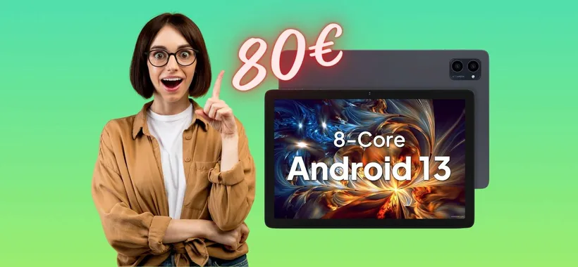 Solo 80€ per un Tablet Android da 10" con il CODICE SEGRETO Amazon